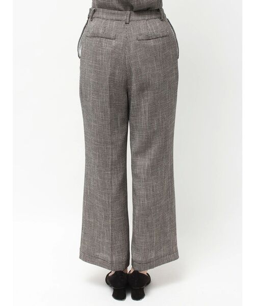 TONAL（トーナル）の「カラミストレートパンツ（その他パンツ・レディース・ブラック/オフホワイト/グレー・SMALL/MEDIUM）」の7枚目の写真