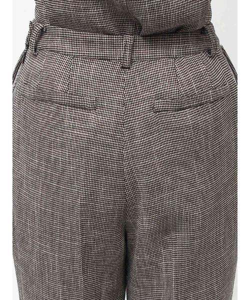 TONAL（トーナル）の「カラミストレートパンツ（その他パンツ・レディース・ブラック/オフホワイト/グレー・SMALL/MEDIUM）」の8枚目の写真