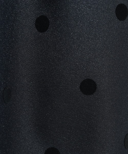 INTERPLANET（インタープラネット）の「ツイルクロスドットフロッキーベロアリボンベルトパンツ（その他パンツ・レディース・ブラック/チャコールグレー・FREE）」の22枚目の写真