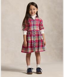POLO RALPH LAUREN CHILDRENSWEAR（ポロ ラルフ ローレン チルドレンズウェア）の「チェック コットン マドラス シャツドレス（シャツワンピース・キッズ）」