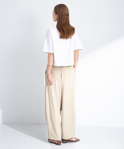 URBAN RESEARCH Sonny Label（アーバンリサーチサニーレーベル）の「ダブルタックワイドイージーパンツ（その他パンツ・レディース・ベージュ/ブラウン/ブラック・FREE）」の6枚目の写真