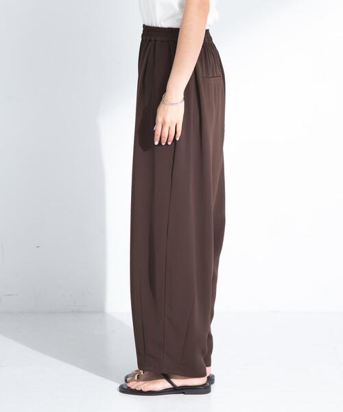 URBAN RESEARCH Sonny Label（アーバンリサーチサニーレーベル）の「ダブルタックワイドイージーパンツ（その他パンツ・レディース・ベージュ/ブラウン/ブラック・FREE）」の17枚目の写真