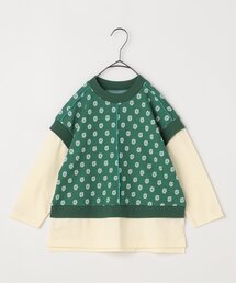 Tシャツ/カットソー（グリーン・カーキ/緑色系・花柄