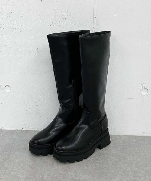セール】厚底ロングブーツ（ブーツ）｜archives（アルシーヴ）の