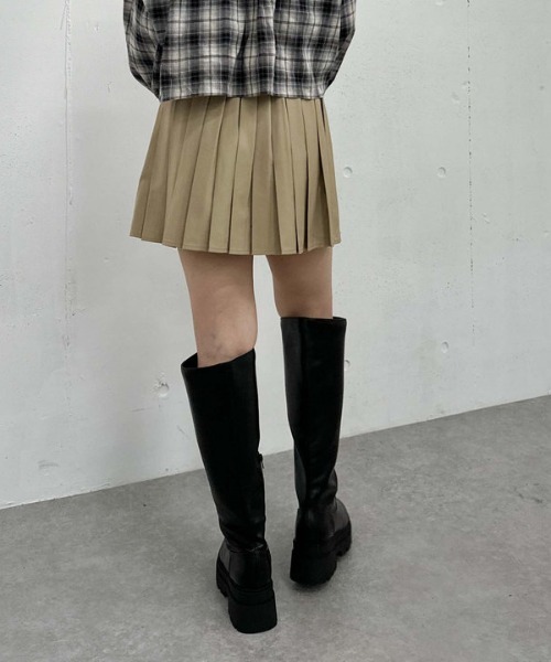 archives(アルシーヴ)の「厚底ロングブーツ(ブーツ・レディース・ブラック/ブラウン・MEDIUM/LARGE)」の16枚目の写真