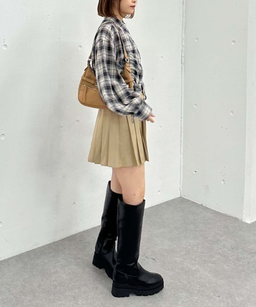 archives(アルシーヴ)の「厚底ロングブーツ(ブーツ・レディース・ブラック/ブラウン・MEDIUM/LARGE)」の18枚目の写真