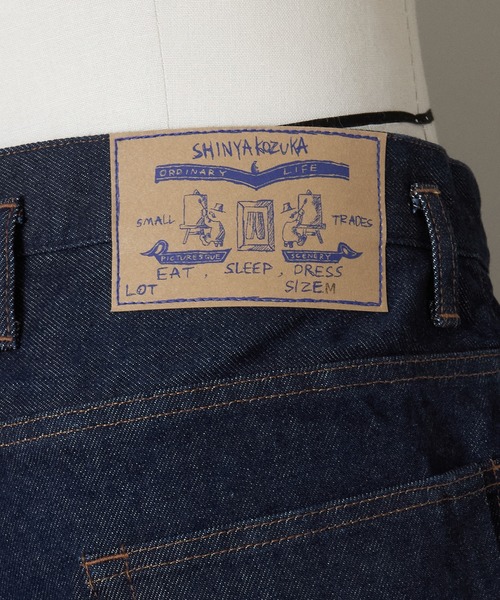 SHINYAKOZUKA(シンヤコヅカ)の「ORDINARY CITY BAGGY(ISSUE#7)(デニムパンツ・メンズ・インディゴブルー・M/S)」の4枚目の写真
