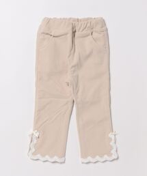 Crescent | 裾レースニットコール裏起毛ロングパンツ(その他パンツ)