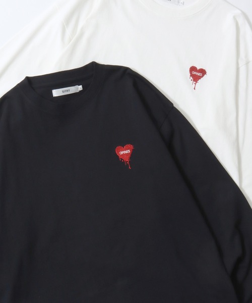 ハート　Heart Tシャツ Lサイズ クロコハートTシャツ / Croco Heart Tシャツ | FICTION TOKYO O