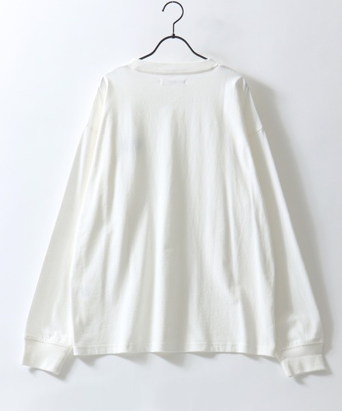 SITRY（シトリー）の「SITRY Heart Embroidery T-Shirt/別注 オーバーサイズ ハートロゴ ワンポイントラメ刺繍 長袖Tシャツ ロンT レディース メンズ（Tシャツ/カットソー・レディース・ホワイト/ブラック系その他/ブラック/ホワイト系その他2/ホワイト系その他3/ブラック系その他2/ブラック系その他3/ホワイト系その他・M/L/XL）」の19枚目の写真