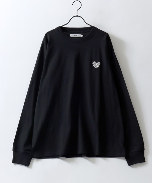セール】SITRY Heart Embroidery T-Shirt/別注 オーバーサイズ ハート