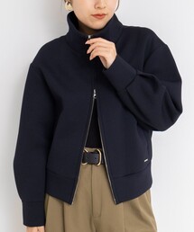 NOLLEY'S ジップアップブルゾン　ノーリーズ NOLLEY'S 「NOLLEY'S」 ジップアップブルゾン 36 ブラウン