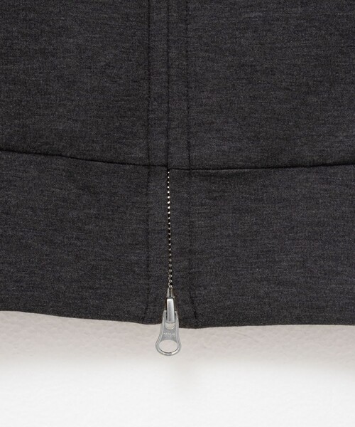 NOLLEY’S（ノーリーズ）の「《セットアップ対応》ウォッシャブルエアボールスタンドジップブルゾン（ブルゾン・レディース・チャコールグレー/ブラック・38）」の15枚目の写真