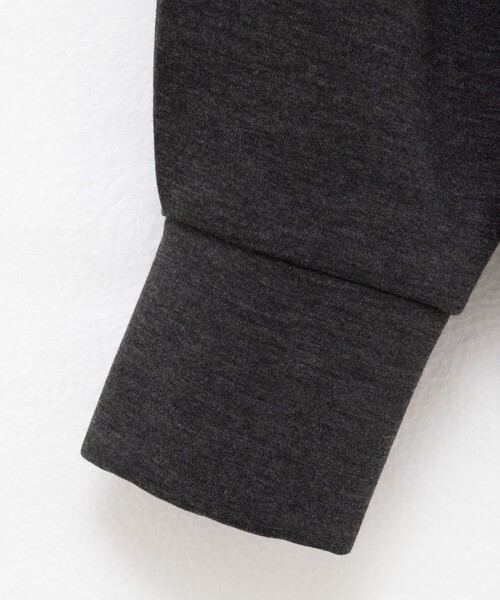 NOLLEY’S（ノーリーズ）の「《セットアップ対応》ウォッシャブルエアボールスタンドジップブルゾン（ブルゾン・レディース・チャコールグレー/ブラック・38）」の18枚目の写真