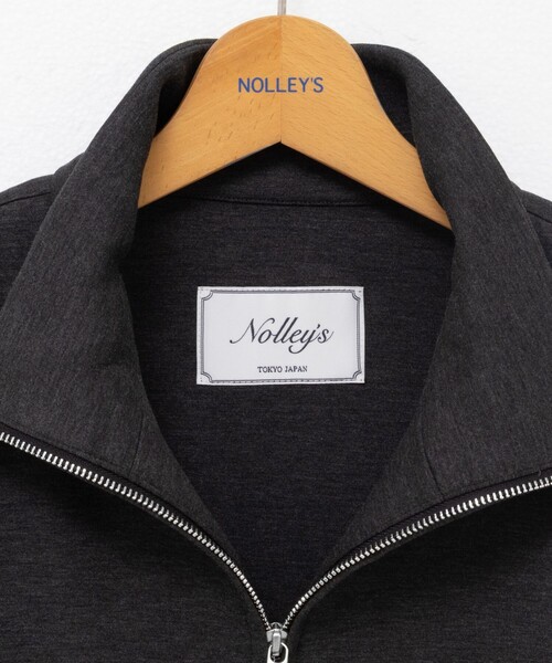 NOLLEY’S（ノーリーズ）の「《セットアップ対応》ウォッシャブルエアボールスタンドジップブルゾン（ブルゾン・レディース・チャコールグレー/ブラック・38）」の19枚目の写真
