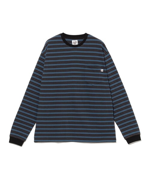 SAYHELLO(セイハロー)の「SAYHELLO / New Fit L/S Border(Tシャツ/カットソー・メンズ・ネイビー・XL/L/M)」の1枚目の写真
