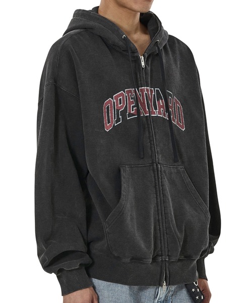 OY/オーワイ』WASHED CRACK HOODIE ZIP UP/ウォッシュドクラック OY/オーワイ』WASHED CRACK HOODIE ZIP UP/ウォッシュドクラック