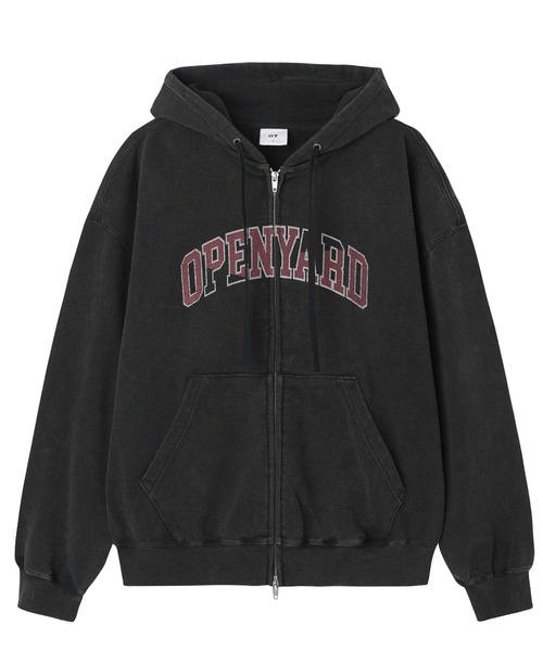 OY ゴシッククロスジップパーカー OY/オーワイ』CROSS FADE WASHED HOODIE ZIP UP/クロスフェード