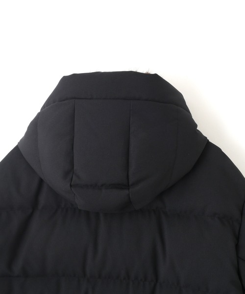 セール】「西川ダウン(R)」フェイクファーカラーサージロングダウン