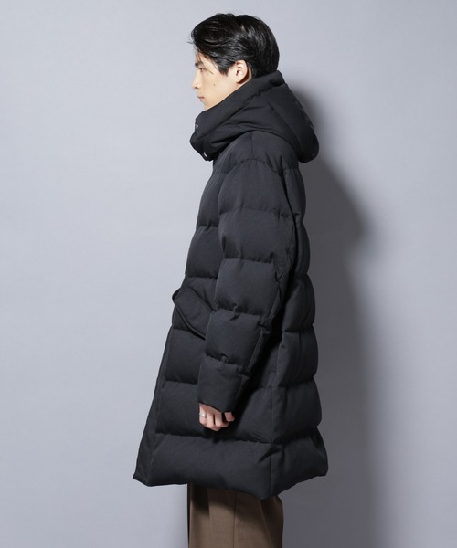 西川ダウン(R)」フェイクファーカラーサージロングダウン（ダウン