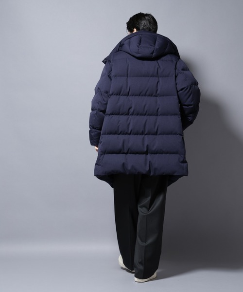 西川ダウン(R)」フェイクファーカラーサージロングダウン