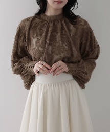 nouvellemoi（ヌーベルモイ）の「シャギーボリュームスリーブブラウス（シャツ/ブラウス）」