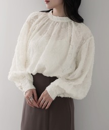 nouvellemoi（ヌーベルモイ）の「シャギーボリュームスリーブブラウス（シャツ/ブラウス）」