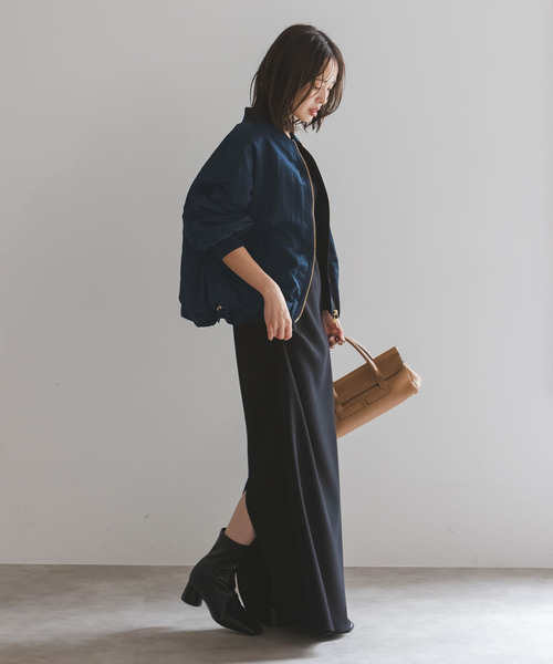 Noble（ノーブル）の「パフィタフタフライトMA1（MA-1・レディース・ネイビー/ホワイト系その他・38/36）」の6枚目の写真