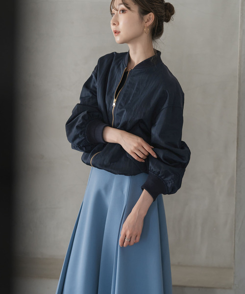 Noble（ノーブル）の「パフィタフタフライトMA1（MA-1・レディース・ネイビー/ホワイト系その他・38/36）」の9枚目の写真