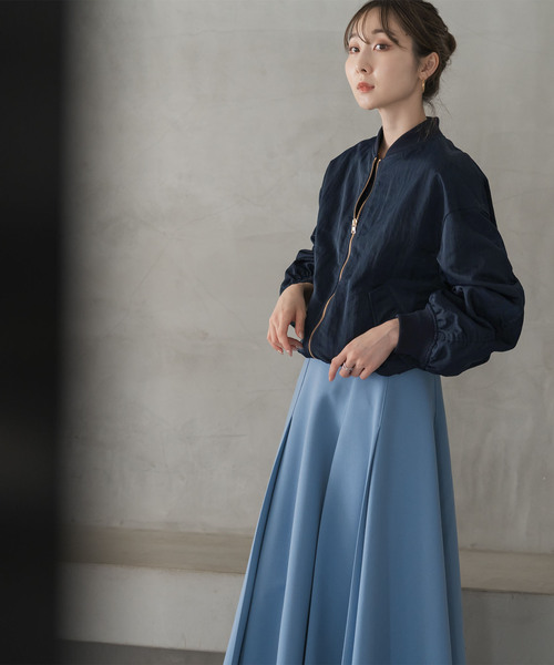 Noble（ノーブル）の「パフィタフタフライトMA1（MA-1・レディース・ネイビー/ホワイト系その他・38/36）」の10枚目の写真