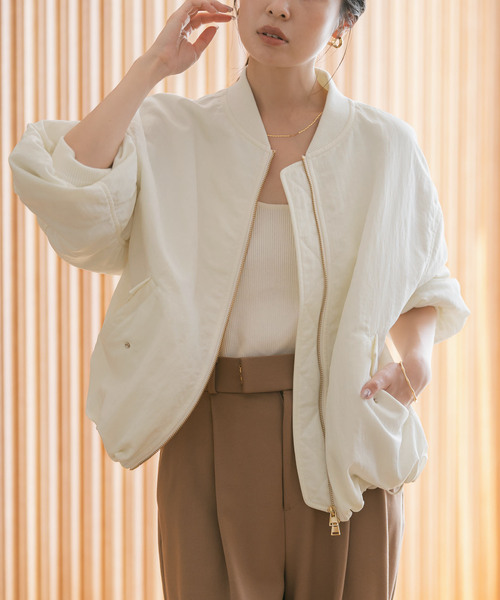 Noble（ノーブル）の「パフィタフタフライトMA1（MA-1・レディース・ネイビー/ホワイト系その他・38/36）」の22枚目の写真