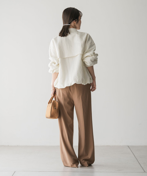 NOBLEノーブル MA-1ロングブルゾン 最終3月末 パフィタフタ