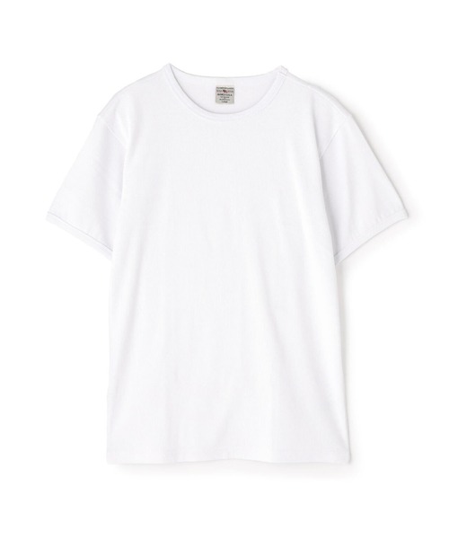AVIREX(アヴィレックス)の「AVIREX -DAILY S/S RIB CREW NECK TEE(Tシャツ/カットソー・メンズ・ブラック/ホワイト・S/M/L/XL)」の3枚目の写真