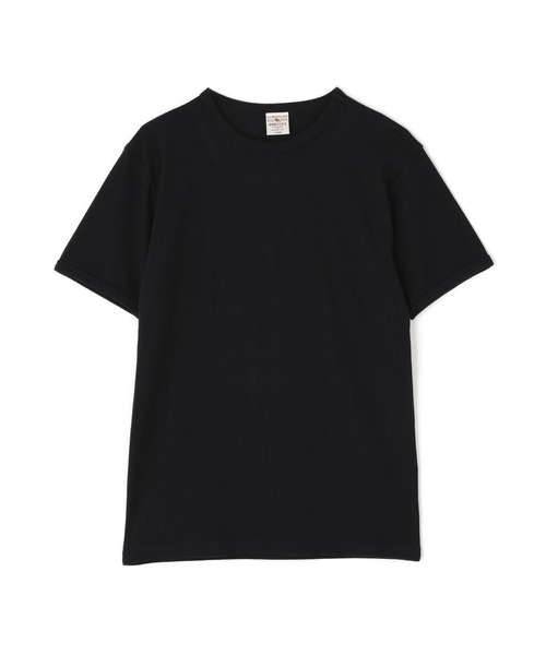 AVIREX(アヴィレックス)の「AVIREX -DAILY S/S RIB CREW NECK TEE(Tシャツ/カットソー・メンズ・ブラック/ホワイト・S/M/L/XL)」の7枚目の写真