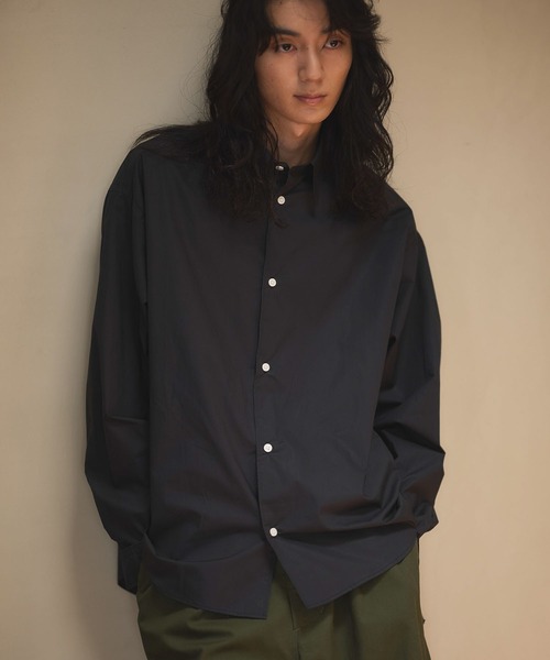 CRAFT STANDARD BOUTIQUE(クラフトスタンダードブティック)の「ブロードシャツ(シャツ/ブラウス・メンズ・ブラック/ベージュ/ブルー/ホワイト/ブルー系その他6/カーキ・M/L/S)」の7枚目の写真