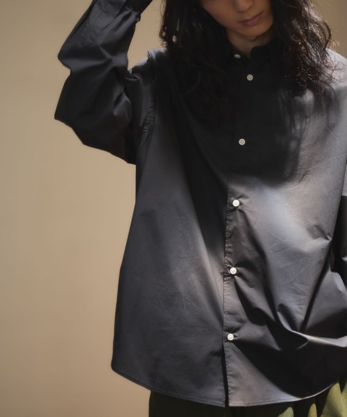 CRAFT STANDARD BOUTIQUE(クラフトスタンダードブティック)の「ブロードシャツ(シャツ/ブラウス・メンズ・ブラック/ベージュ/ブルー/ホワイト/ブルー系その他6/カーキ・M/L/S)」の10枚目の写真