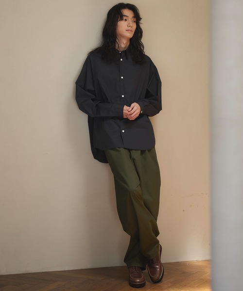 CRAFT STANDARD BOUTIQUE(クラフトスタンダードブティック)の「ブロードシャツ(シャツ/ブラウス・メンズ・ブラック/ベージュ/ブルー/ホワイト/ブルー系その他6/カーキ・M/L/S)」の13枚目の写真