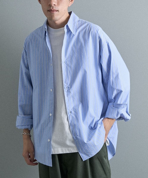 CRAFT STANDARD BOUTIQUE(クラフトスタンダードブティック)の「ブロードシャツ(シャツ/ブラウス・メンズ・ブラック/ベージュ/ブルー/ホワイト/ブルー系その他6/カーキ・M/L/S)」の15枚目の写真