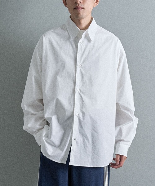 CRAFT STANDARD BOUTIQUE(クラフトスタンダードブティック)の「ブロードシャツ(シャツ/ブラウス・メンズ・ブラック/ベージュ/ブルー/ホワイト/ブルー系その他6/カーキ・M/L/S)」の19枚目の写真