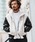 felkod�i�t�B���R�b�h�j�́umj11047-Synthetic Leather Combination Boa Hooded Blouson �t�[�f�b�h�u���]��(F25F030)�i�u���]���j�v�b�z���C�g×�u���b�N