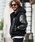 felkod�i�t�B���R�b�h�j�́umj11047-Synthetic Leather Combination Boa Hooded Blouson �t�[�f�b�h�u���]��(F25F030)�i�u���]���j�v�b�u���b�N