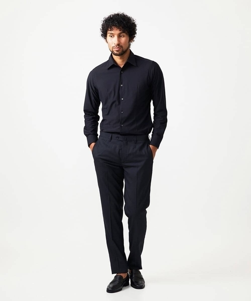 MICHEL KLEIN HOMME   （ミッシェルクランオム）の「【セットアップ】チェック柄スラックスパンツ（スラックス・メンズ・ブラック・MEDIUM/LARGE/X-LARGE）」の8枚目の写真
