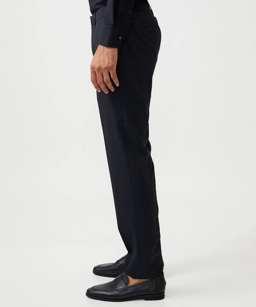 MICHEL KLEIN HOMME   （ミッシェルクランオム）の「【セットアップ】チェック柄スラックスパンツ（スラックス・メンズ・ブラック・MEDIUM/LARGE/X-LARGE）」の10枚目の写真