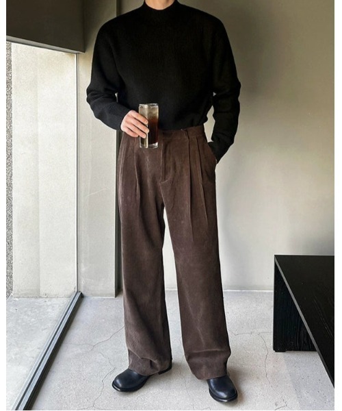 Otte(オッテ)の「クラシックハーフネックニット(ニット/セーター・メンズ・グレー/ブラック/カーキ/ブラウン・MEDIUM/LARGE/X-LARGE)」の17枚目の写真