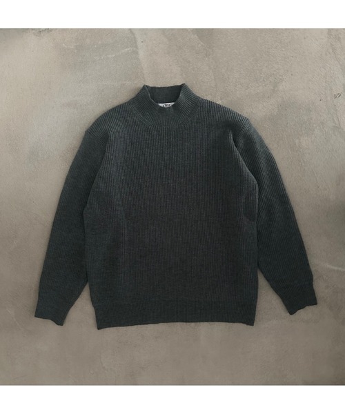 Otte(オッテ)の「クラシックハーフネックニット(ニット/セーター・メンズ・グレー/ブラック/カーキ/ブラウン・MEDIUM/LARGE/X-LARGE)」の18枚目の写真