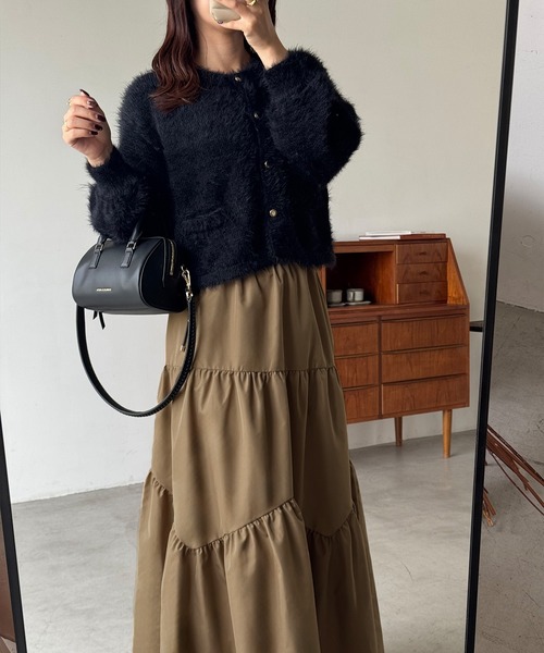 junoah(ジュノア)の「バイアス切替ティアードスカート(スカート・レディース・ダークグレー/モカ/ブラック・LARGE/MEDIUM/SMALL)」の10枚目の写真