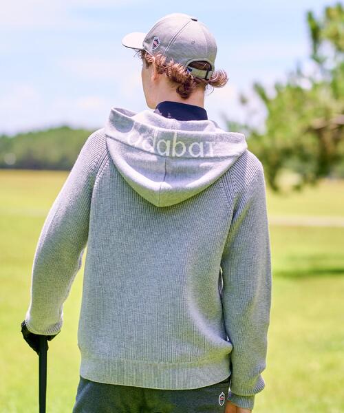 新レーベル ADABAT NAVY】ニットフーディー（パーカー）｜adabat