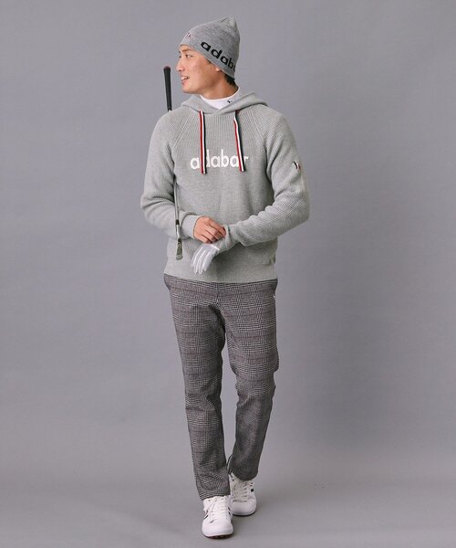 セール】【新レーベル ADABAT NAVY】ニットフーディー（パーカー