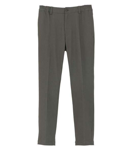 MEN'S MELROSE（メンズメルローズ）の「プリントテックジャージテーパードコンフォートパンツ(セットアップ可)（スラックス・メンズ・チャコールグレー/ライトグレー/ブラウン/ネイビー・3/5/4）」の5枚目の写真