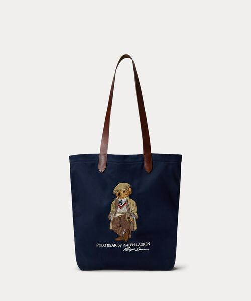 Polo ベア ツイル ショッパー トート（トートバッグ）｜POLO RALPH